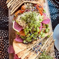 Plant Food Picnic - AMAZING HUMMUS!  I’d get all veg (no toast) next time!  at Fox & Fig in Savannah