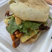 Breakfast Sammie #Veganuary at Fox & Fig in Savannah