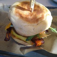 Breakfast Sammie at Fox & Fig in Savannah