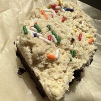 Cake Batter brownie   at Fox & Fig in Savannah