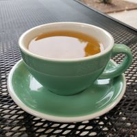 Fox and Fig hot tea at Fox & Fig in Savannah