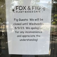   at Fox & Fig in Savannah