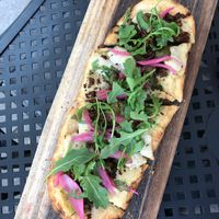Herb flatbread  at Fox & Fig in Savannah