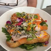 Garden toast at Fox & Fig in Savannah