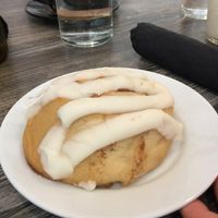 Cinnamon roll at Fox & Fig in Savannah