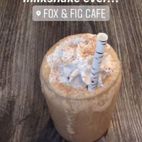 Lavender mocha milkshake  at Fox & Fig in Savannah