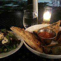 Cashew cheese garlic bread at Fox & Fig in Savannah