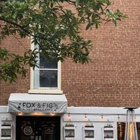 Cute Cafe all Plant Based  at Fox & Fig in Savannah