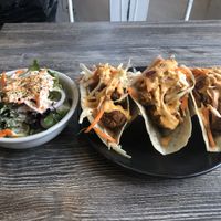  Baja Tacos with a Side Salad  at Fox & Fig in Savannah