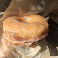 Glazed donut at Fox & Fig in Savannah