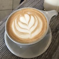 Spiced lavender mocha  at Fox & Fig in Savannah