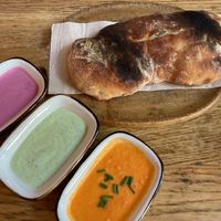 Focaccia   at Chateau Shual in Tel Aviv