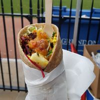 Rainbow wrap at Rainforest Creations - Market Stall in South West London