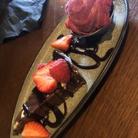 Chocolate and coconut tart  at Blind Piper in Caherdaniel