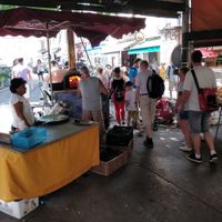 Mobile Socca stand at Socca - Food Truck in Antibes