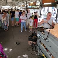 Directly from the oven at Socca - Food Truck in Antibes