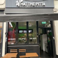 Store front  at What The Pitta in North West London