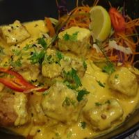 Tofu curry at Kuya Asian Pub in St Julians
