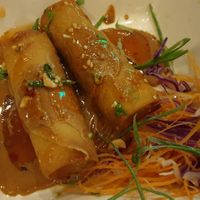 Spring rolls at Kuya Asian Pub in St Julians