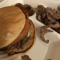 Chicken fries and burger!!!! 12/30/20 at Murray Hillbilly in Jacksonville