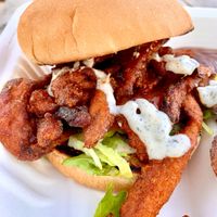 Buffalo ranch chickun sandwich at Murray Hillbilly in Jacksonville