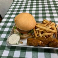 Burger, wings, fries at Murray Hillbilly in Jacksonville