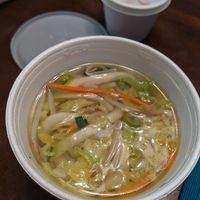 Veggie soup at Asian Wind in Lexington