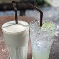 Banana Shake | Lime Juice at Aleena - Food Stall in Koh Lanta