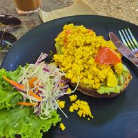 Tofu/avo scramble at Aleena - Food Stall in Koh Lanta