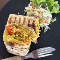 Scrambled tofu wrap  at Aleena - Food Stall in Koh Lanta