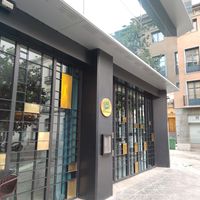 Outdoor patio area at Wild Food in Granada