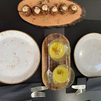 Croquetas y salmorejo de mango at Wild Food in Granada