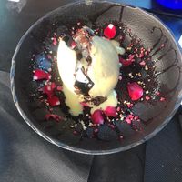 Game of thrones themed dragon egg desert :-D at Wild Food in Granada