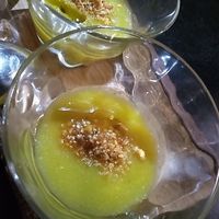 Gazpacho de mango y pepino con quicos at Wild Food in Granada