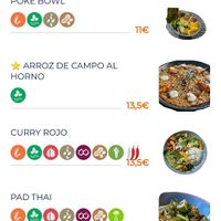 Carta principales 1 at Wild Food in Granada