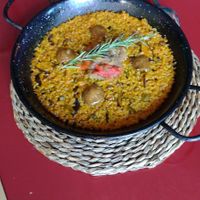 Rosted rice at Wild Food in Granada