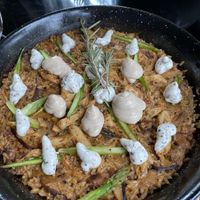 Mushroom risotto- amazing  at Wild Food in Granada