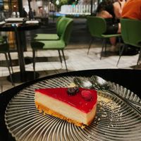 New York cheesecake. Delicious. at Wild Food in Granada