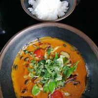 Curry rojo... Muy rico.. Picantito al punto ✨🙏✨ at Wild Food in Granada