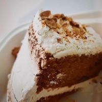 Carrot cake at Wild Food in Granada