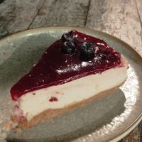 Cheesecake at Wild Food in Granada
