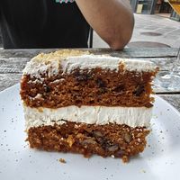 Carrot cake at Wild Food in Granada