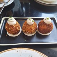 Croquettes, soft inside at Wild Food in Granada