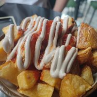 Patatas bravas at Wild Food in Granada