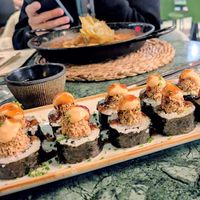 Sushi, riquísimo at Wild Food in Granada