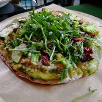 Green Pizza at Wild Food in Granada