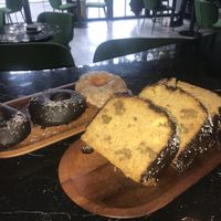 Vegan Donut and Bannana Bread at Wild Food in Granada