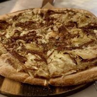 White pizza (vegan)  at Wild Food in Granada