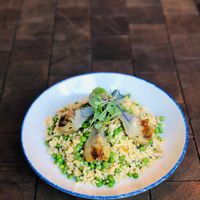 Salteado de Mijo, Habas, Guisantes y Alcachofas at Wild Food in Granada