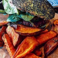 Vegan Burguer at Wild Food in Granada